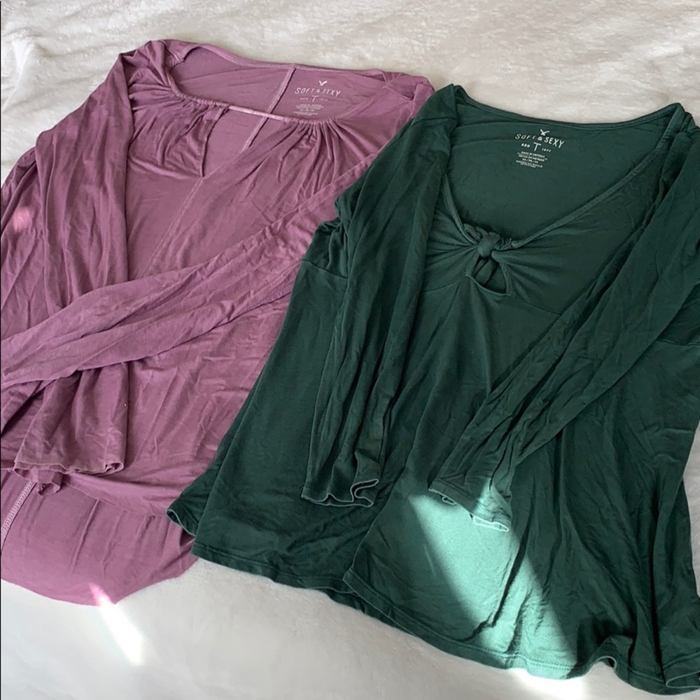 Aerie Soft And Sexy Tee Bundle
